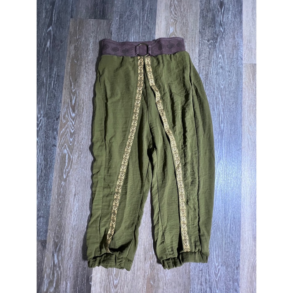 Disney Raya and the Last Dragon costume gold patterned trim brown elastic waist
